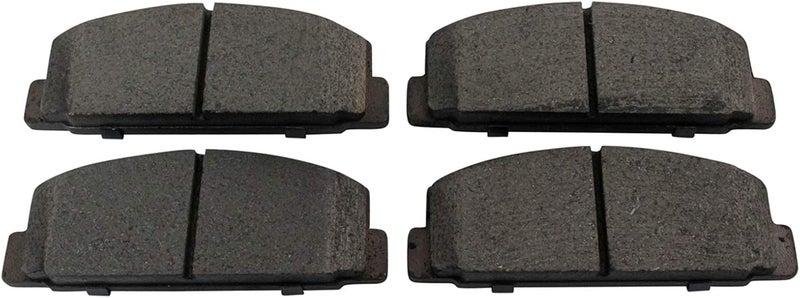 TRQ Rear Brake Pads Ceramic Compatible with 2003-2005 Mazda 6 2003 Protege 1989-1995 RX-7 - Image 4
